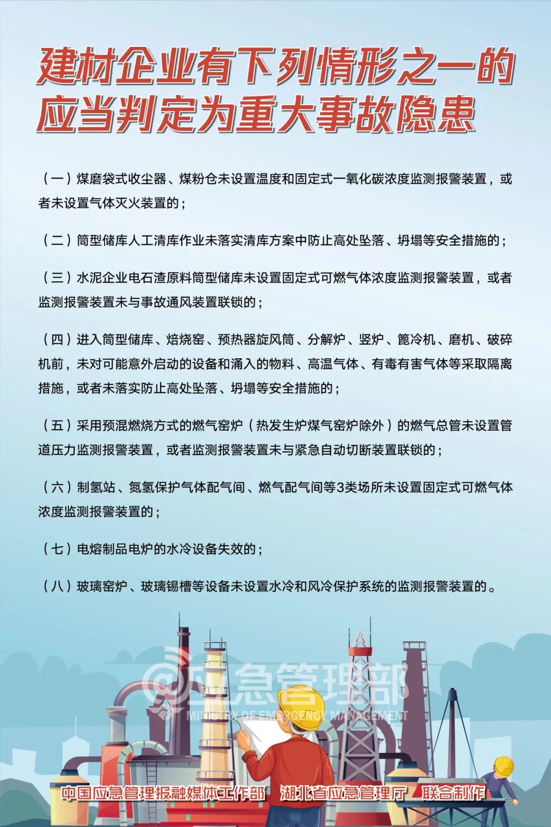 应急管理部10号令：已明确64项重大事故隐患，5月15日起实施！